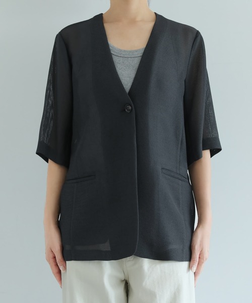 STYLE DELI（スタイルデリ） tシャツ 「selection」5分袖メッシュノー