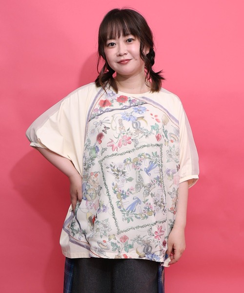 iS ScoLar（イズスカラー） tシャツ 半袖 562257：スカーフ柄 