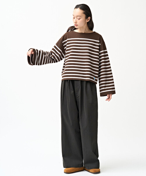 ORCIVAL（オーシバル） tシャツ | ラッセル ボートネック ワイド