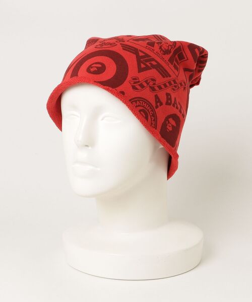 A BATHING APE（アベイシングエイプ） キャップ - レッド メンズ
