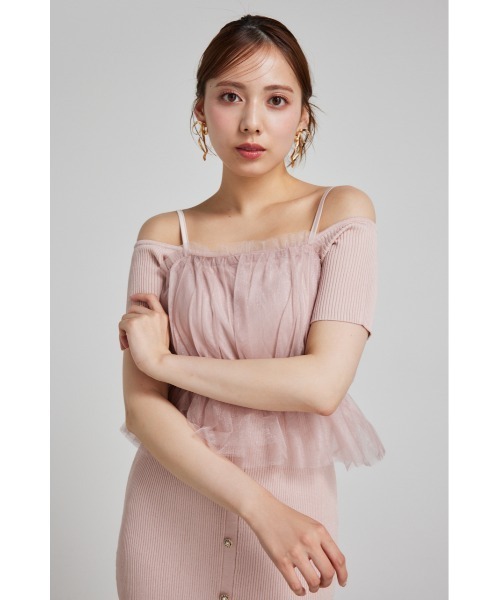 「rienda」 コンビワンピース FREE ピンク レディース_画像9