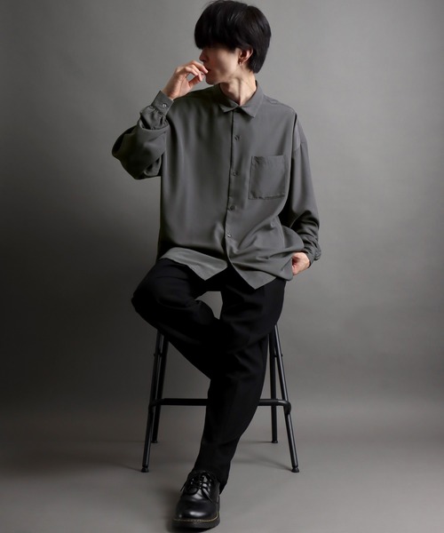 「SITRY」 長袖シャツ M ホワイト メンズ_画像6