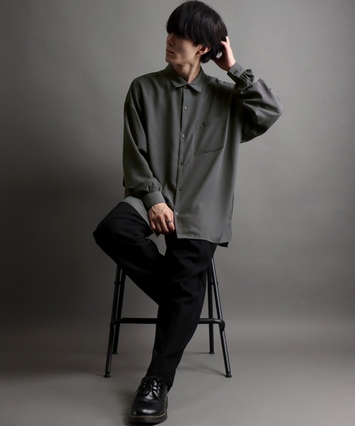 「SITRY」 長袖シャツ M ホワイト メンズ_画像8