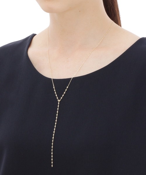 低価大人気 ネックレス PayPayモール店 - 通販 - PayPayモール スライドチェーン ハニーカットボールY字 ネックレス ZOZOTOWN HOT在庫