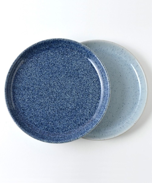 Denby デンビー黒、藍〜白のグラデーション皿4枚セット英国製 Denby（デンビー） 食器 ブレックファーストサイドプレートセット