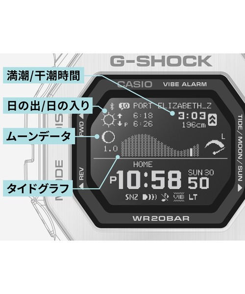 の*た様 M02189□1129【訳あり】G-SHOCK スマートフォンリンク inst_g-b001mve-9