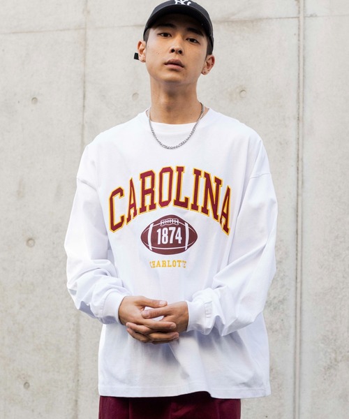 Tシャツ Tシャツ Wego 2点セット アクセ付きカレッジロンt Fstdrmbnhu メンズファッション Sprintmart Com