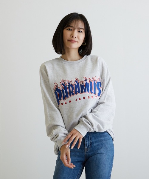 トレーナー スウェット 「CHICHI」PARAMUS MINNESOTA LOGO / パラマス ミネソタ アーチロゴ 配色刺繍 クルーネック スウ VIBGYOR トレーナー スウェット 「CHICHI」PARAMUS MINNESOTA