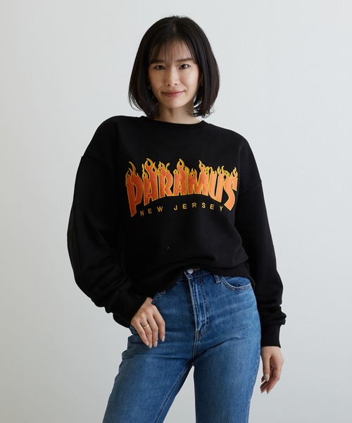 トレーナー スウェット 「CHICHI」PARAMUS MINNESOTA LOGO / パラマス ミネソタ アーチロゴ 配色刺繍 クルーネック スウ VIBGYOR トレーナー スウェット 「CHICHI」PARAMUS MINNESOTA