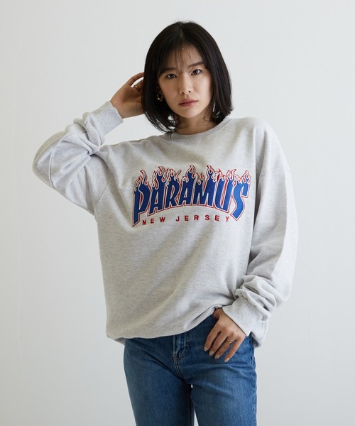 トレーナー スウェット 「CHICHI」PARAMUS MINNESOTA LOGO / パラマス ミネソタ アーチロゴ 配色刺繍 クルーネック スウ VIBGYOR トレーナー スウェット 「CHICHI」PARAMUS MINNESOTA