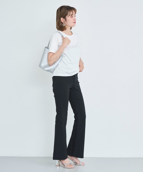 パンツ 「ハイバーストレッチ」「XS~Lサイズ展開」ハイウエスト