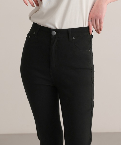 パンツ 「ハイバーストレッチ」「XS~Lサイズ展開」ハイウエスト