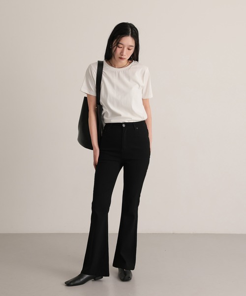 パンツ 「ハイバーストレッチ」「XS~Lサイズ展開」ハイウエスト
