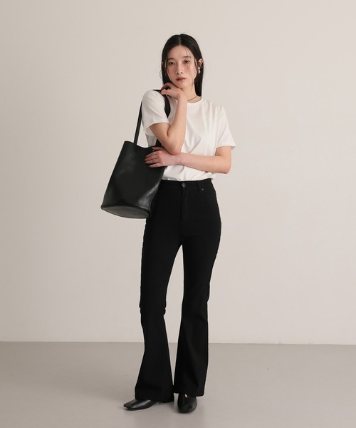 【完売・新品】heve ラバーパンツ 黒 ブラック 38 AIVER Atelier Made 高密度ギャバフライトパンツ
