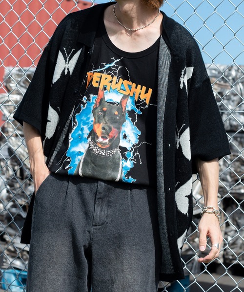 Perushu タンクトップ オーバーバンドタンクトップ メンズ レディース
