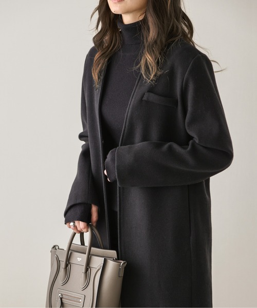 La-gemme（ラジェム） ノーカラーコート コート ノーカラーコート