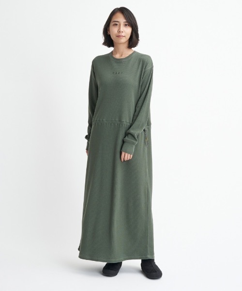 nagonstans ドローコード ワンピース 36 ROXY ワンピース DOWN TO EARTH DRESS/ロキシーウエストドロー
