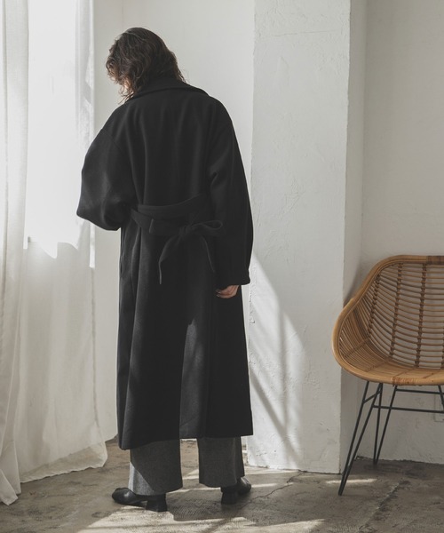 rectangle（レクタングル） ステンカラーコート コート 2WAY襟スタンド