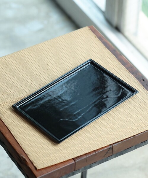 食器 Mustakivi / LONG PLATE　長角皿 | fennica | 14