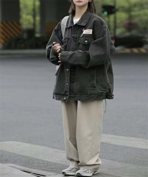 100zデニムBIG Gジャン XLARGE デニムジャケット gジャン SIDE CUTTING DENIM JACKET