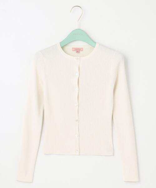 TOCCA（トッカ） カーディガン SILK RIB CARDIGAN カーディガン