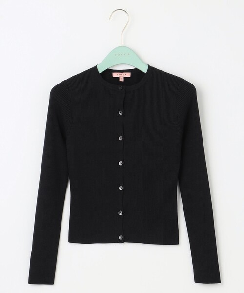 TOCCA トッカ シルクリブ 定番カーディガン TOCCA（トッカ） カーディガン SILK RIB CARDIGAN カーディガン