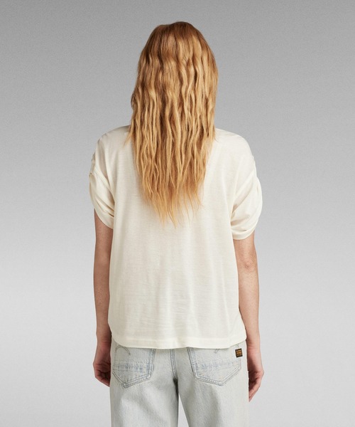 G-STAR RAW tシャツ Tシャツ ADJUSTABLE SLEEVE LOOSE TOP/ルーズ 