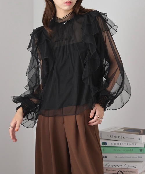 MAISON BREEZE reveur ブラウス シャツ 「MAISON reveur」sheer