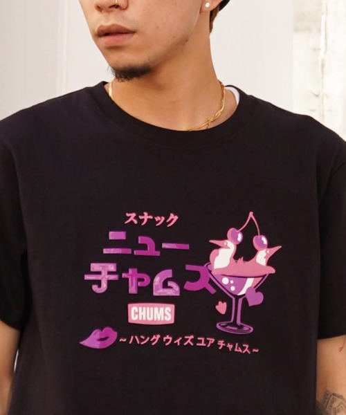 tシャツ Tシャツ メンズ CHUMS/チャムス 半袖Tシャツ/プリントTee/コットンTee 昭和レトロ リサイクル CH01-2362｜zozo｜15