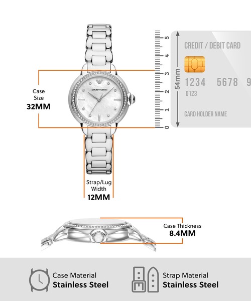 EMPORIO ARMANI 腕時計 エンポリオ・アルマーニ レディース アナログ
