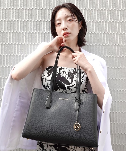 MICHAEL KORS トートバッグ RUTHIE ペブルレザー トート