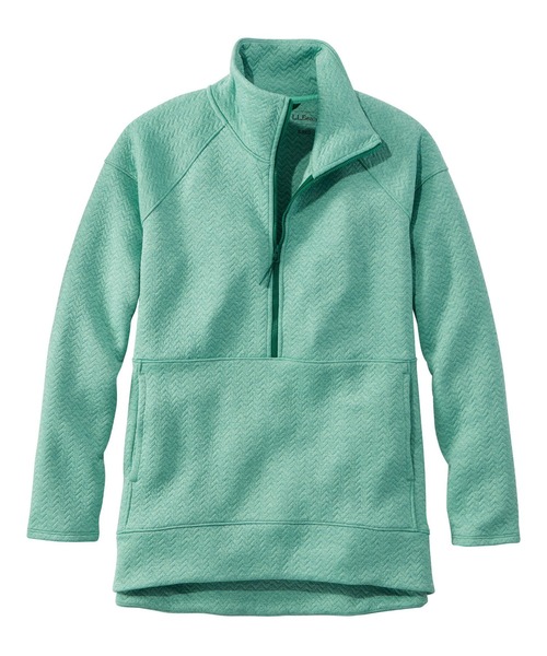 フレックスフォワード・キルト・ハーフジップ・プルオーバー 米国フィット・プチ レディース L.L.Bean フレックスフォワード・キルト・ハーフジップ・プル
