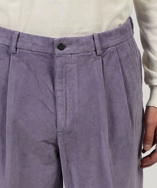 CELLAR DOOR コットン 2プリーツパンツ CELLAR DOOR スラックス Cellar Door MODLU コットン