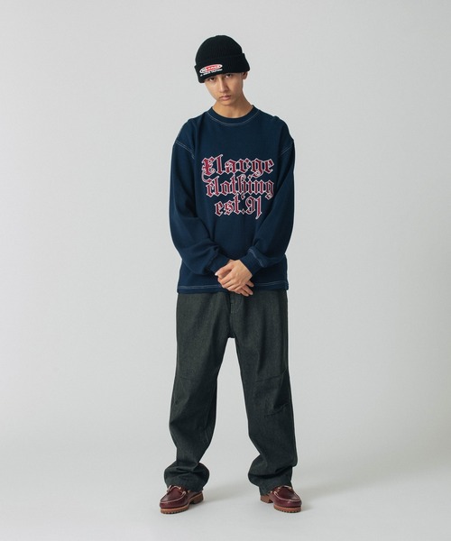 売切れ前に XLARGE MOUNTAIN DENIM PANTS 太めのシルエット XLARGE エクストララージ MOUNTAIN DENIM PANTS マウンテン
