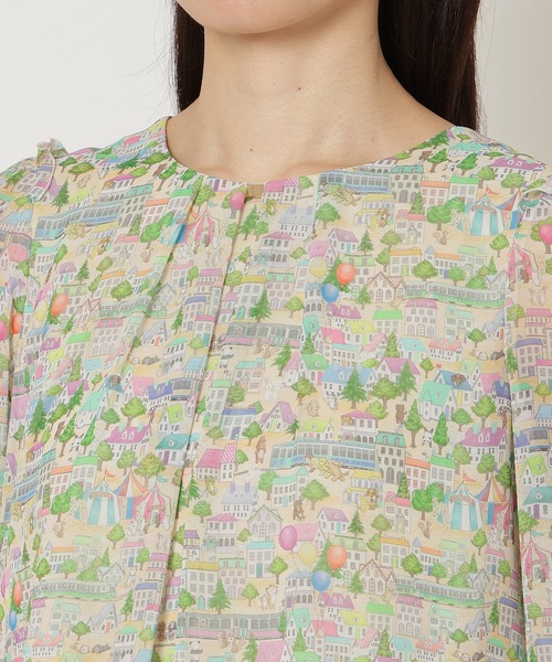 Jolly Poupee ブラウス シャツ 「22fabric」コロコロタウン/バルーン