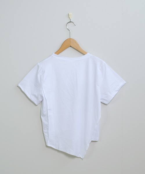 shopnikoniko tシャツ プリントTシャツ 半袖 ショート丈 フォト