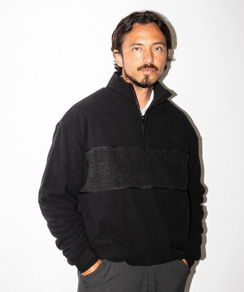 URBAN RESEARCH Sonny Label OOPS マイクロフリースハーフジップ