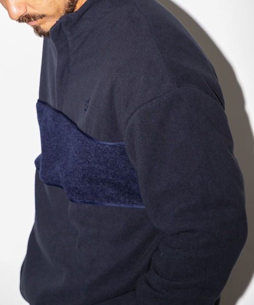 URBAN RESEARCH Sonny Label OOPS マイクロフリースハーフジップ