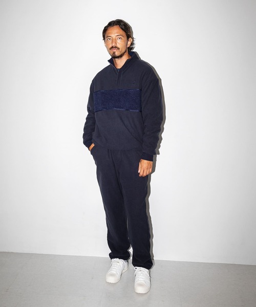 URBAN RESEARCH Sonny Label OOPS マイクロフリースハーフジップ