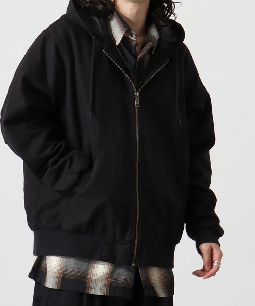 SUGGESTION コート ジャケット Duck zip-up hoodie / ダック