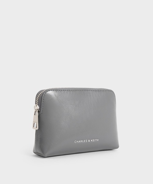 CHARLES ＆ KEITH ポーチ Atwood アットウード クリンクル