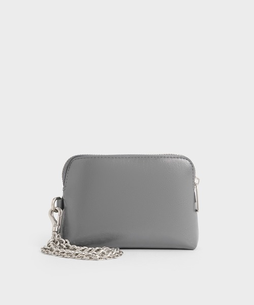 CHARLES ＆ KEITH ポーチ Atwood アットウード クリンクル