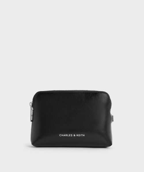 ★CHARLES&KEITH Atwood Chain-Handle Pouch ポーチ/送料込 CHARLES ＆ KEITH ポーチ Atwood アットウード クリンクル