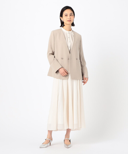COMME CA ジャケット ノーカラージャケット 「セットアップ対応