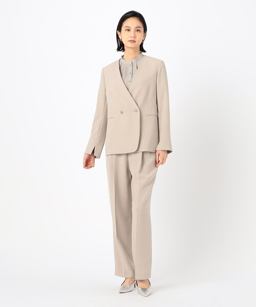 COMME CA ジャケット ノーカラージャケット 「セットアップ対応