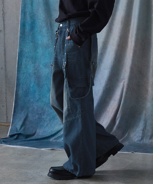 SERACE カーゴパンツ 「SERACE」Vintage design suspenders