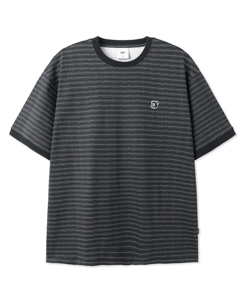 tシャツ 「OY/オーワイ」 LOGO STRIPE RINGER TEE/ロゴストライプリンガーティーシャツ レディース メンズ OY tシャツ 「OY/オーワイ」 LOGO STRIPE RINGER TEE/ロゴ