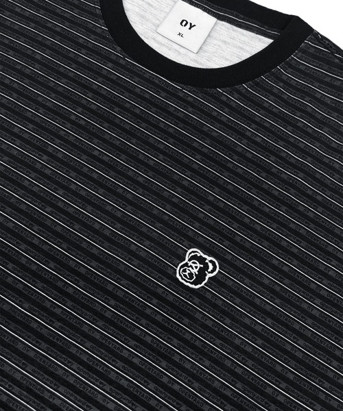 OY tシャツ 「OY/オーワイ」 LOGO STRIPE RINGER TEE/ロゴ