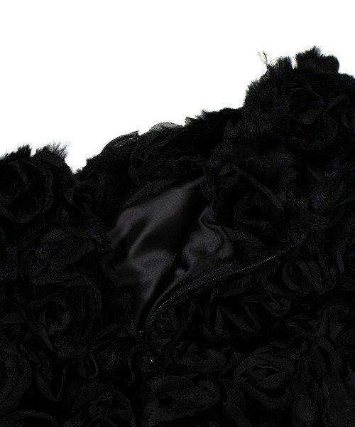 【UGLY SHADOW】24fw ROSE FUR MINI PANTS SKIRT UGLY SHADOW】24fw ROSE FUR MINI PANTS SKIRT
