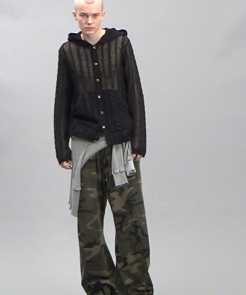 NVRFRGT（ネヴァーフォーゲット） セーター ニット SEMI SHEER CABLE